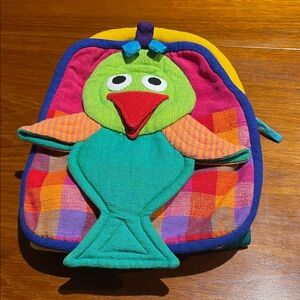 Barbara Sansoni woven small animal backpack